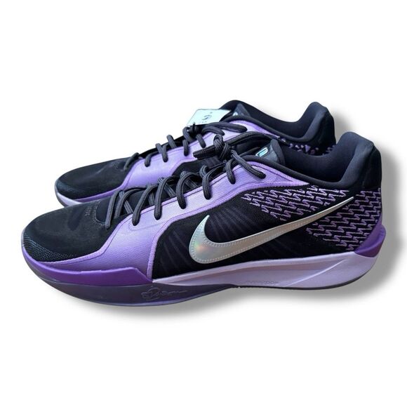 NEW Nike Sabrina 2 Court Vision Purple Basketball Shoes Women’s Sz 19.5 Men’s 18 - Picture 2 of 11